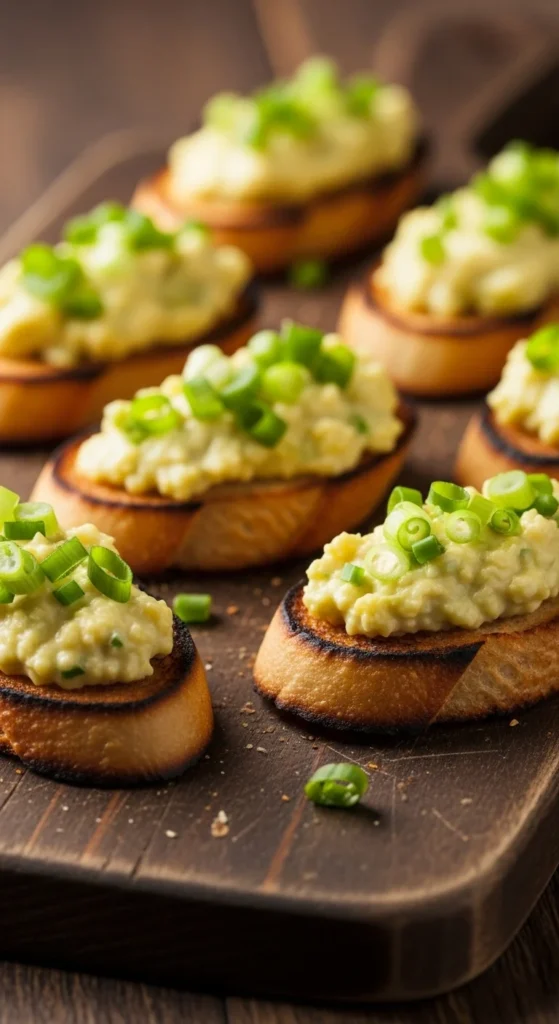  Green Onion Cream Cheese Toasts