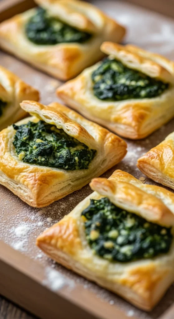  Spinach Puff Pastry Bites