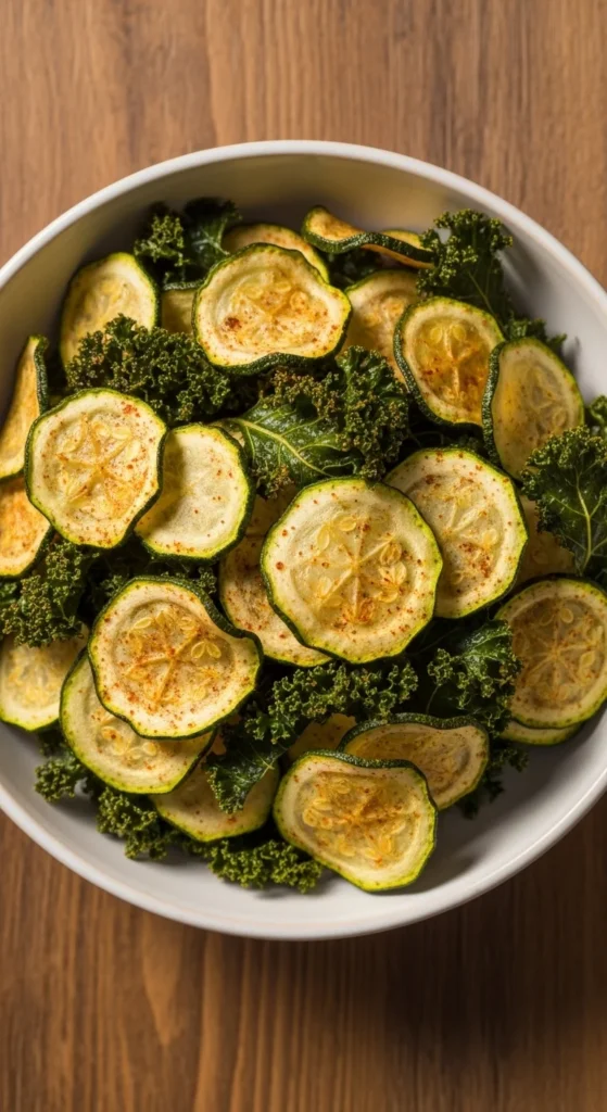  Crispy Green Veggie Chips
