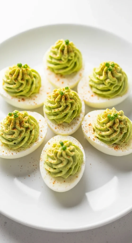 Shamrock Devilled Eggs