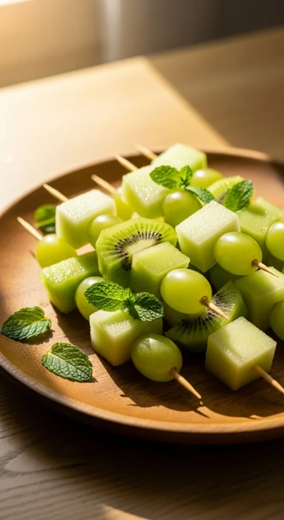 Green Fruit Skewers