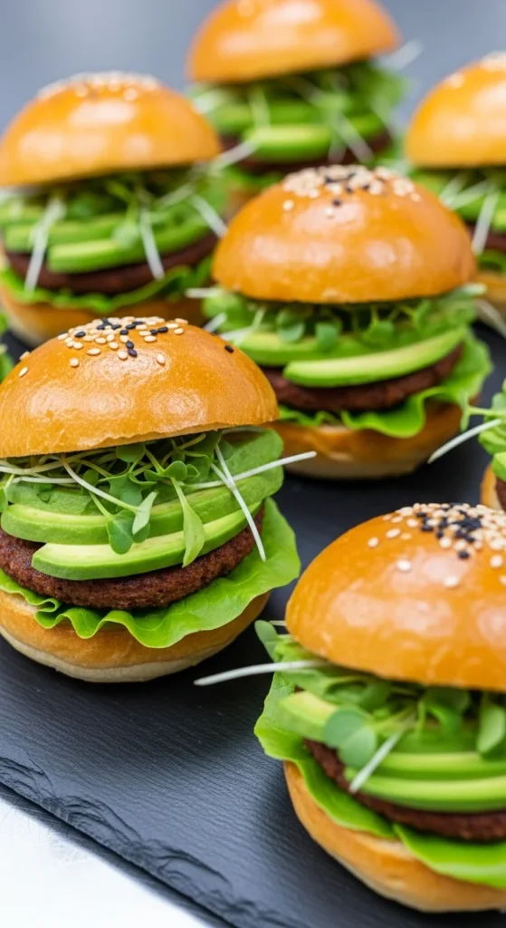  Mini Veggie Sliders