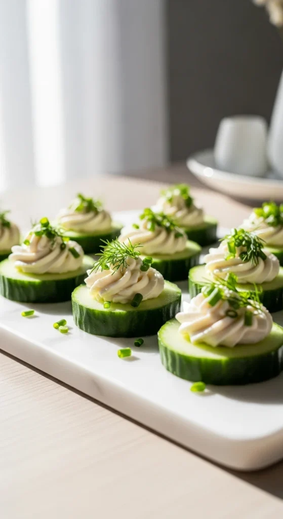 Cucumber Cream Cheese Bites