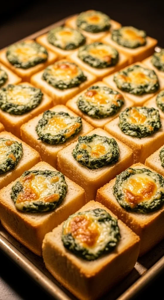 Spinach Dip Bread Cubes