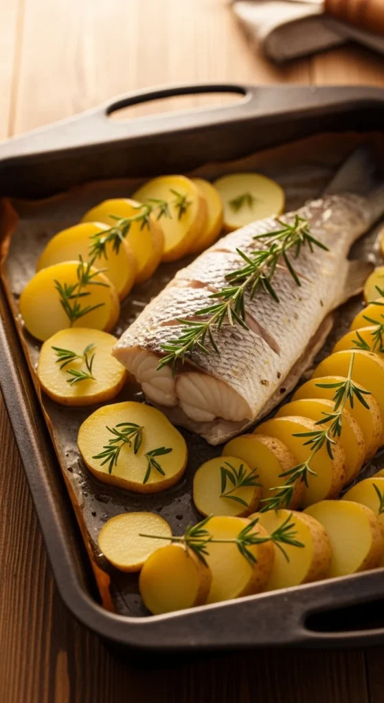 Baked Haddock with Potatoes