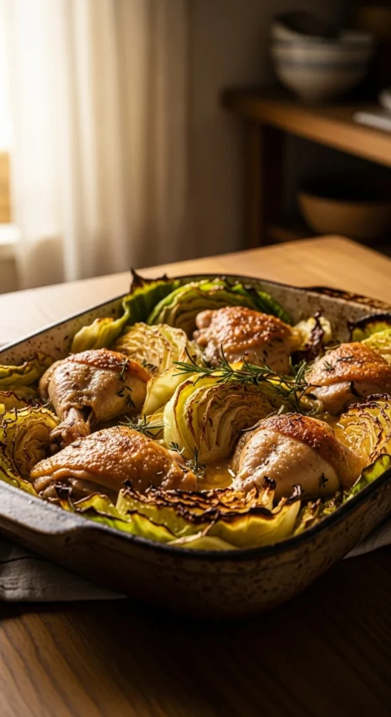 Chicken and Cabbage Bake