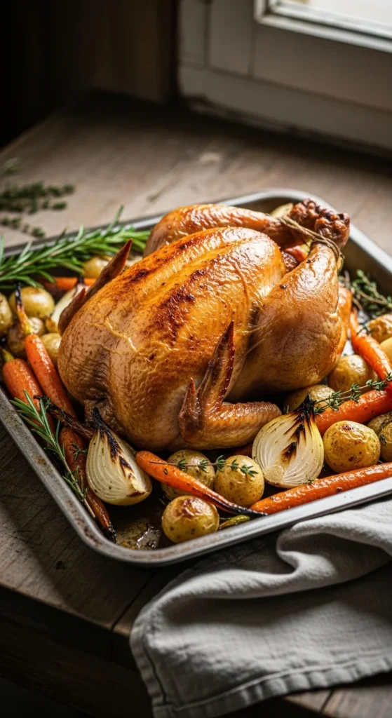 Chicken and Root Vegetable Roast