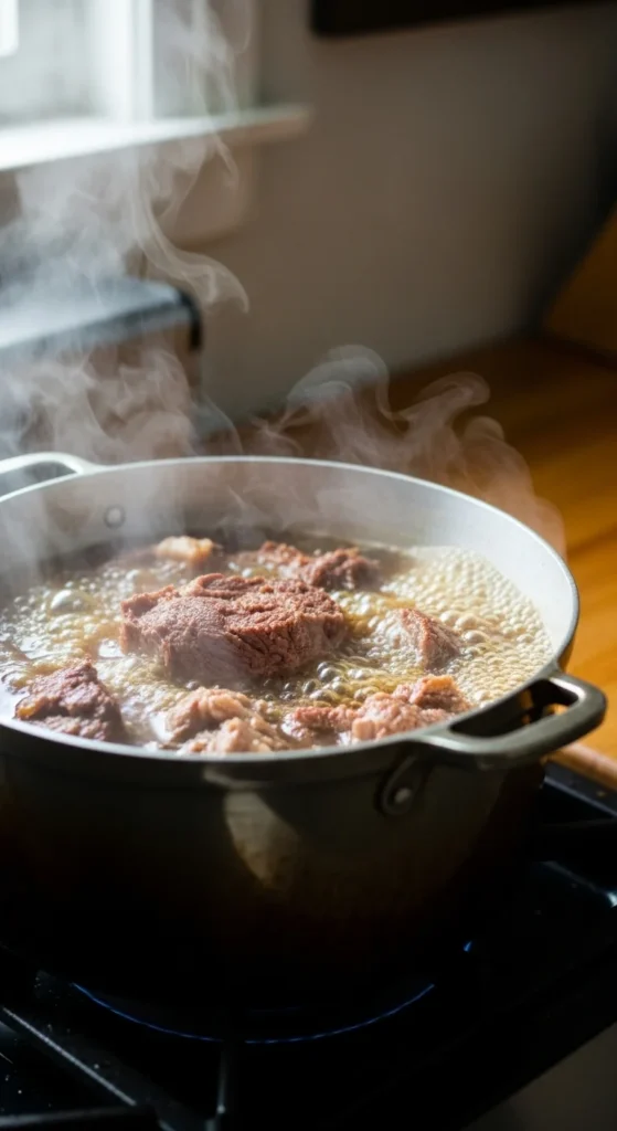 Stovetop Simmered Corned Beef