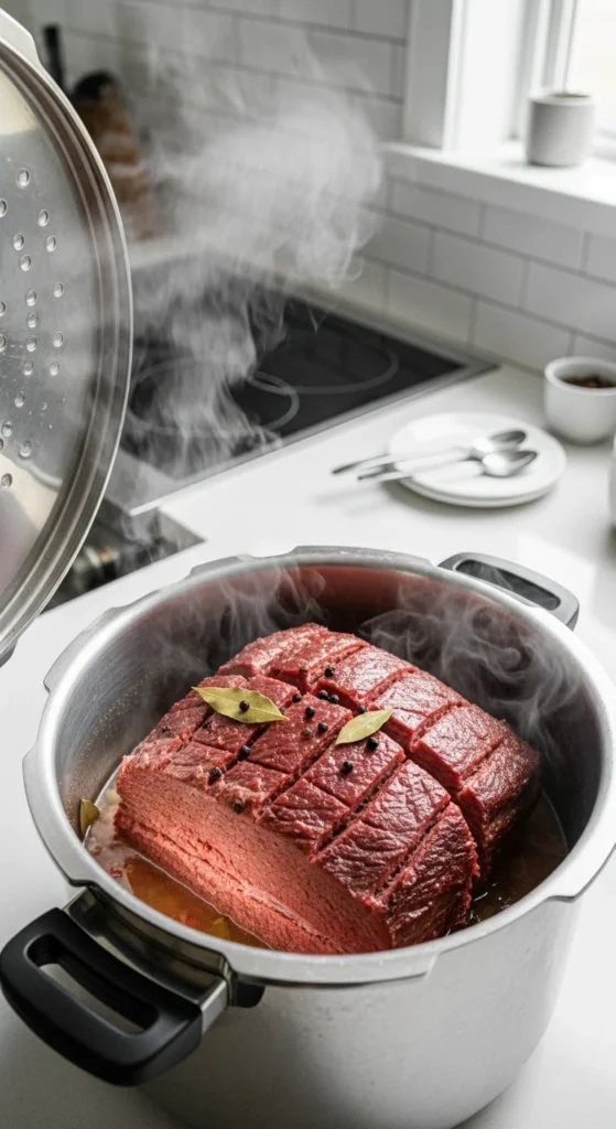 Pressure Cooker Corned Beef