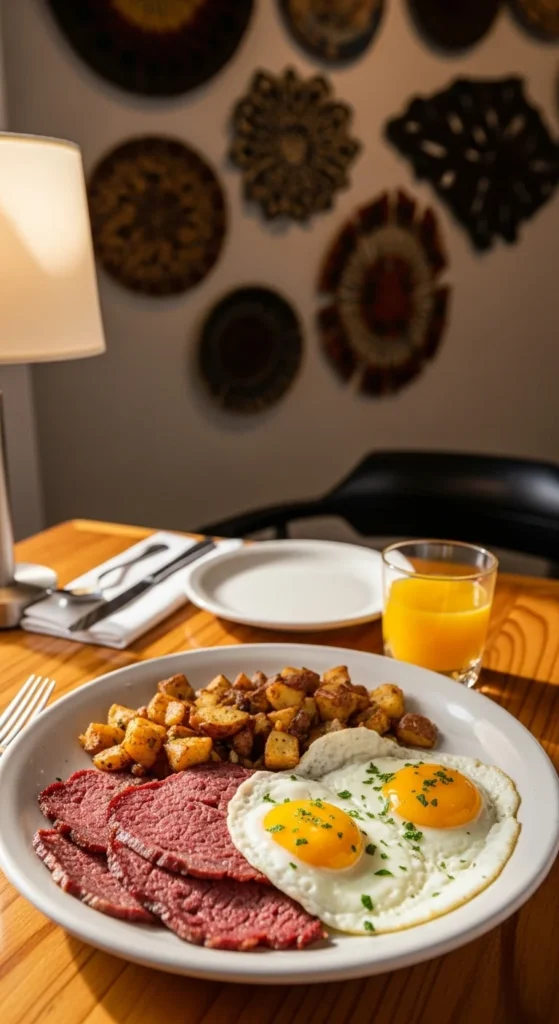 Corned Beef Breakfast Plate