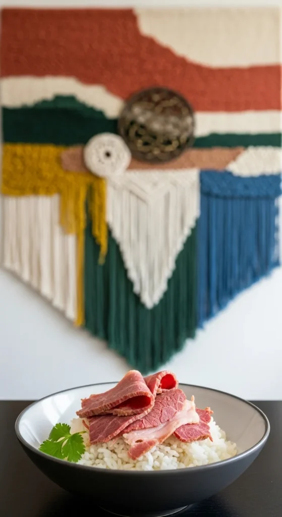 Corned Beef and Rice Bowl