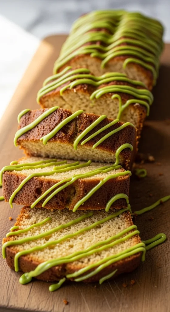 Green Drizzle Pound Cake