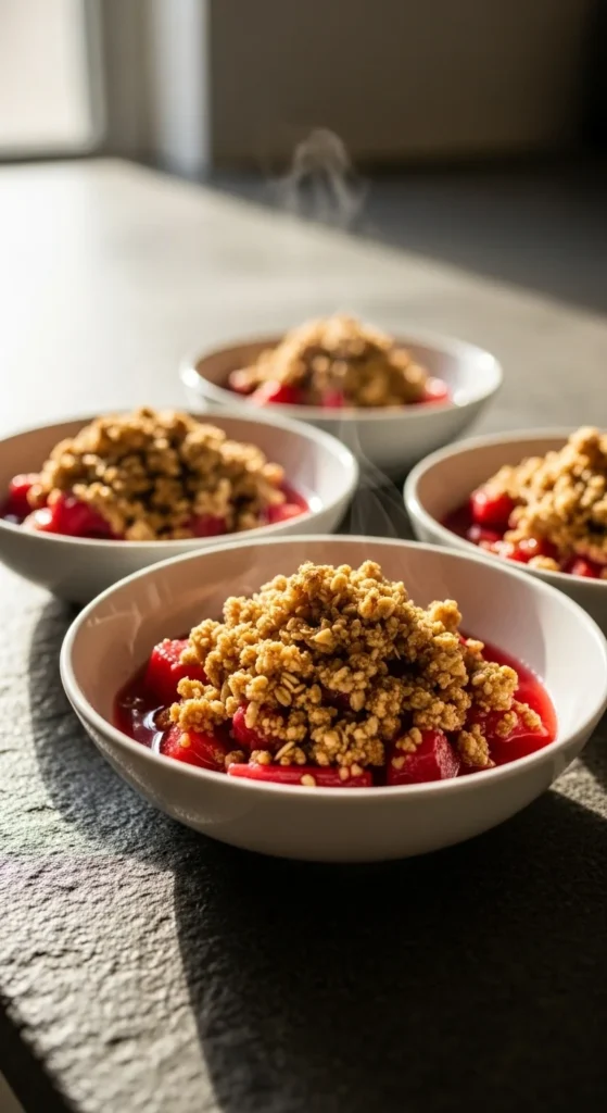 Rhubarb Crumble
