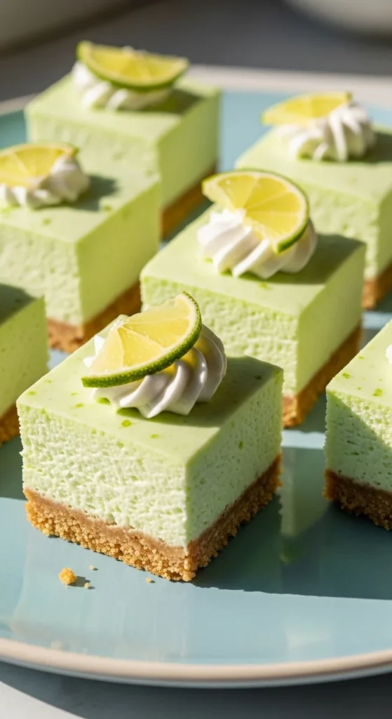 Lime Cheesecake Bars