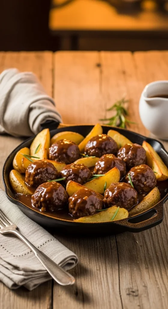 Irish Meatball Skillet