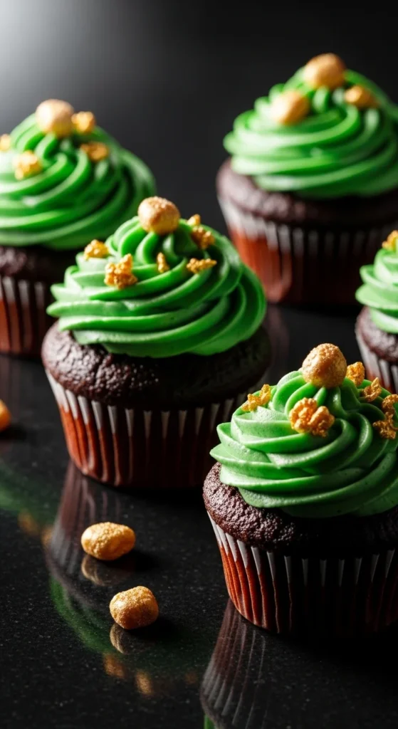 Chocolate Pot of Gold Cupcake