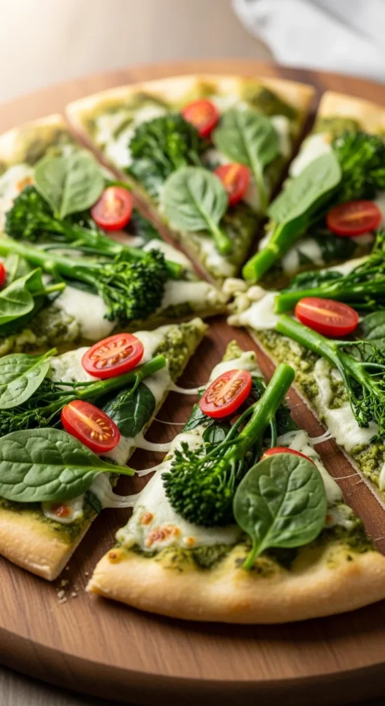 Green Veggie Pizza