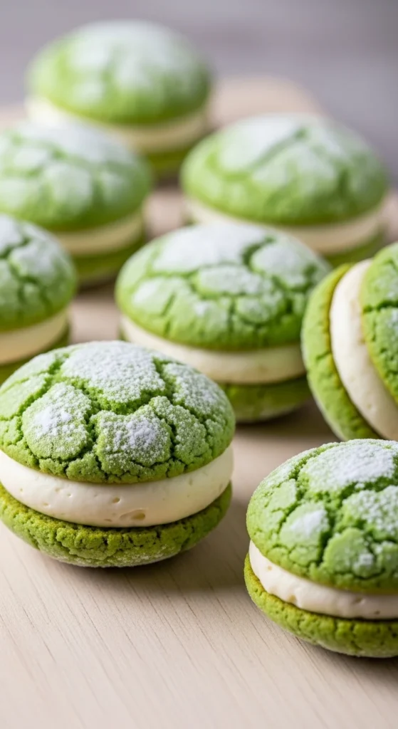 Green Velvet Cake Cookies