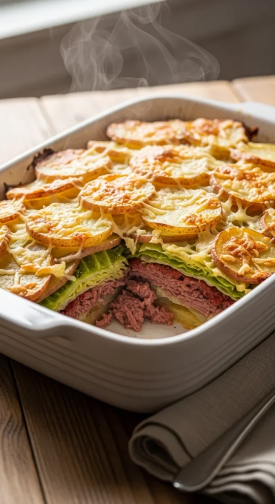 Corned Beef and Cabbage Bake