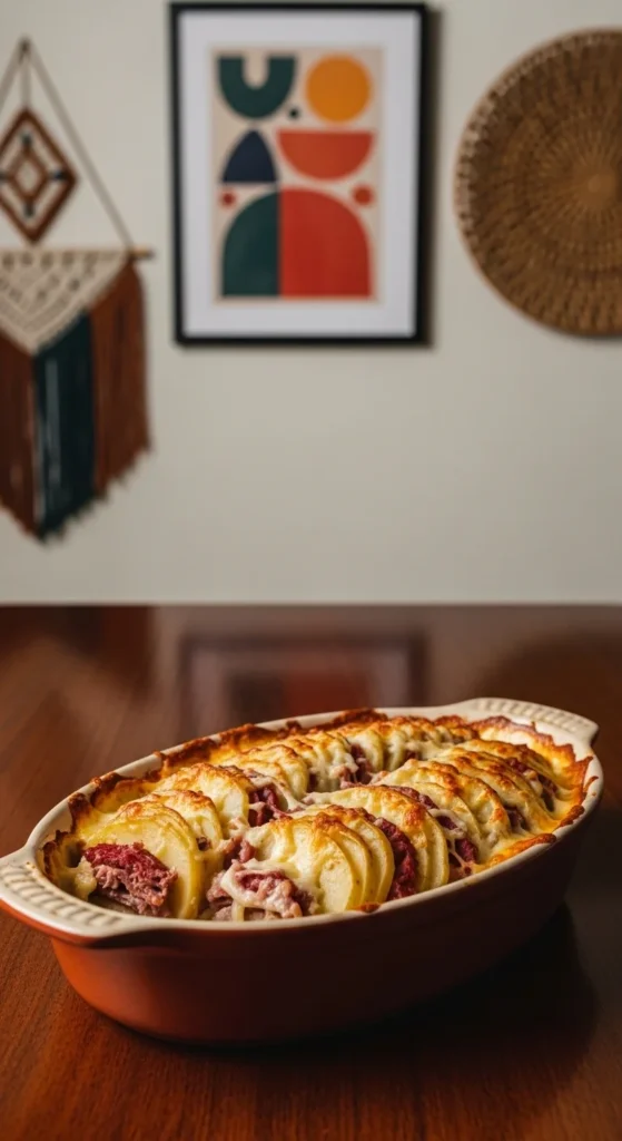 Corned Beef Potato Bake