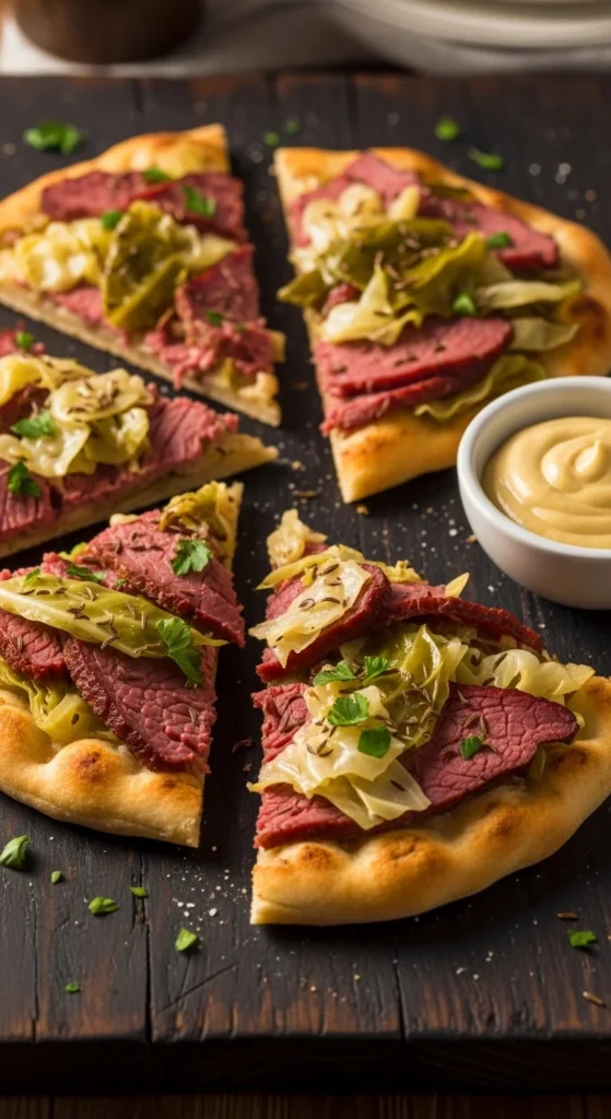 Corned Beef and Cabbage Flatbread