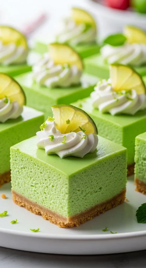 Lime Cheesecake Squares