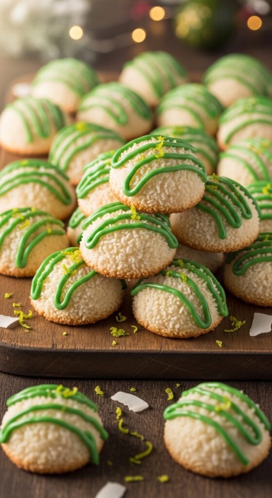 Lime Coconut Macaroons