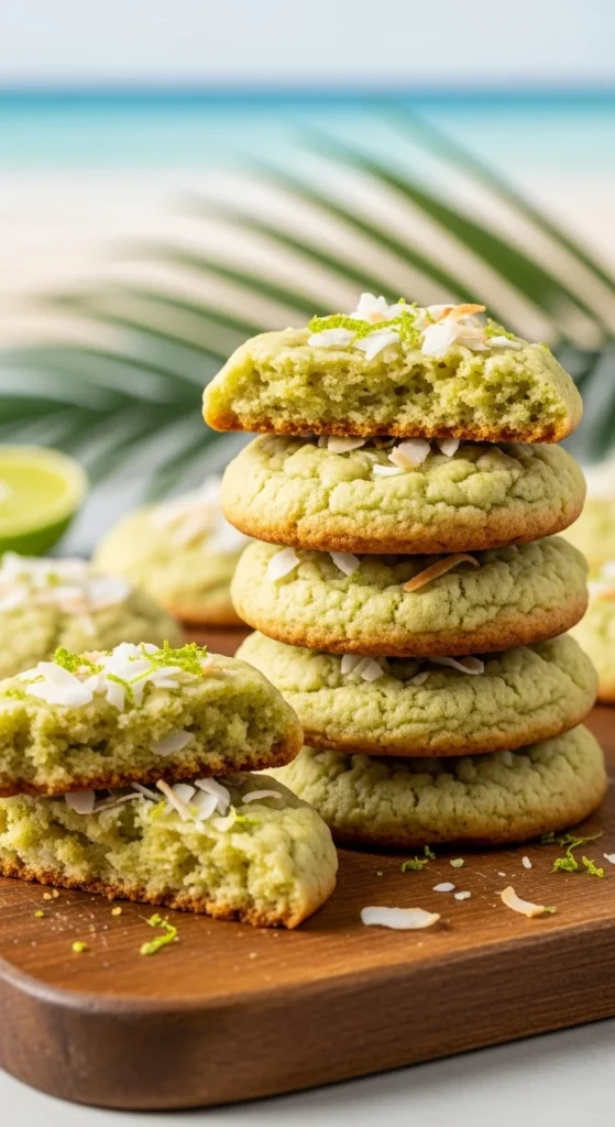 Lime Coconut Soft Cookies