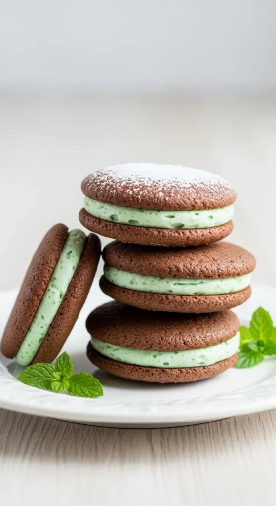 Mint Sandwich Cookies