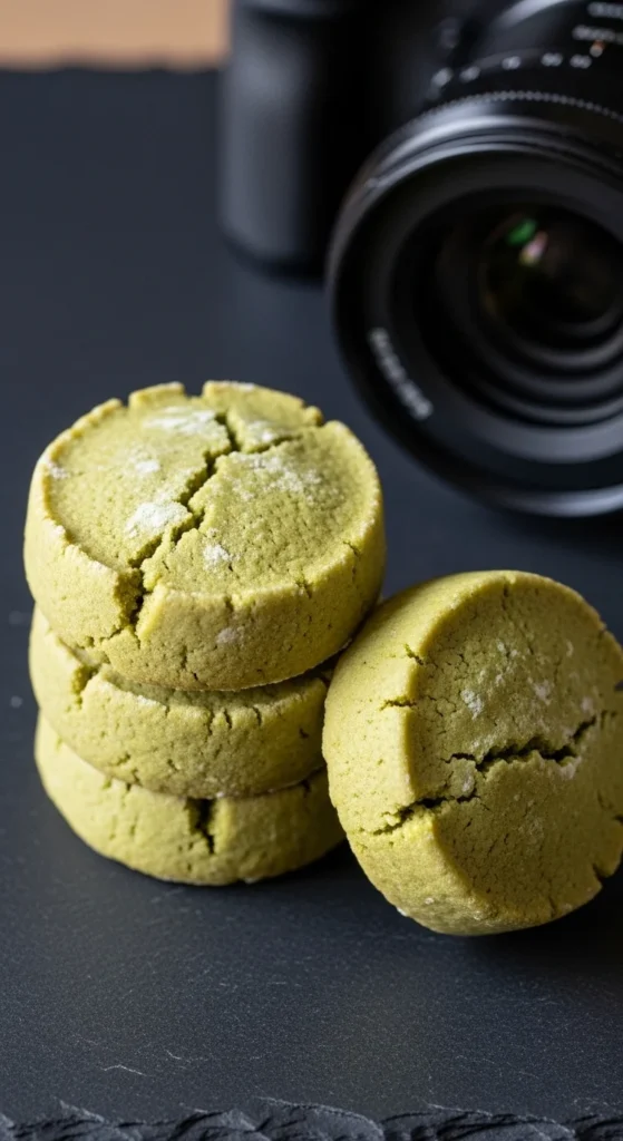 Pistachio Shortbread-Style Soft Cookies