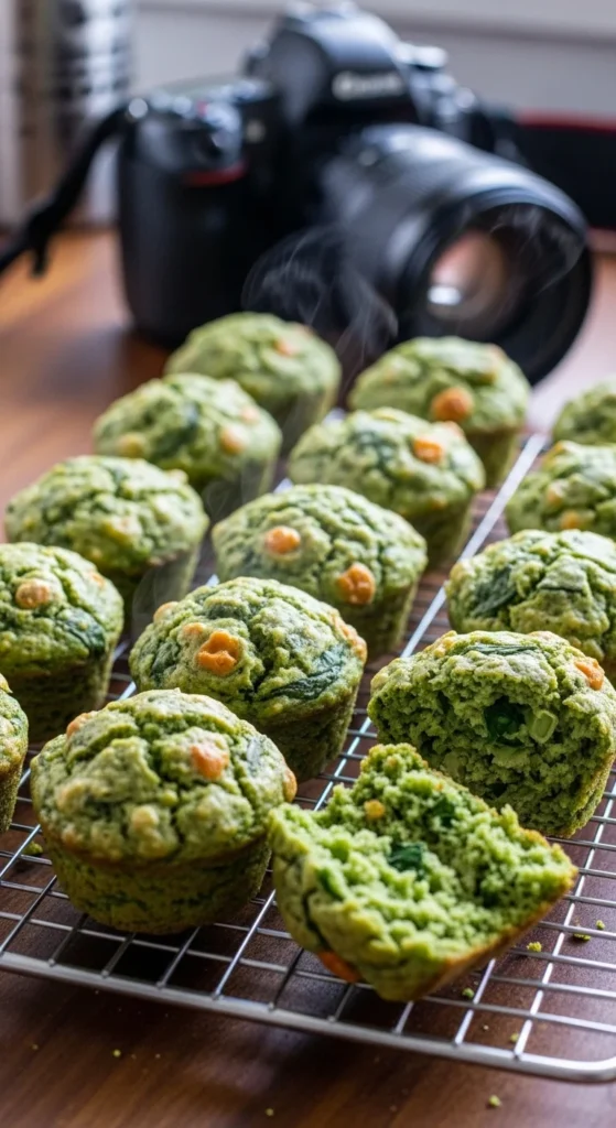 Savory Spinach Muffins