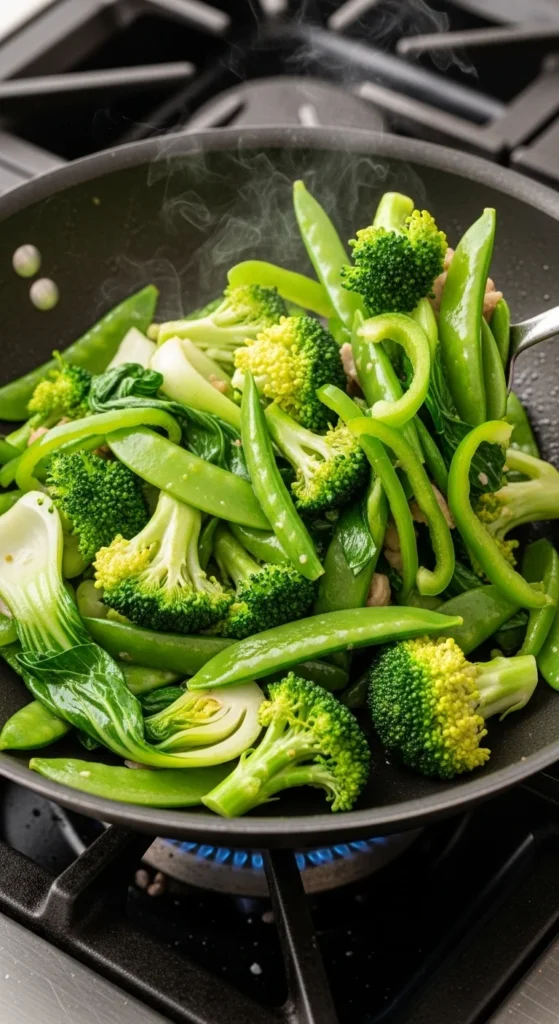 Simple Green Veggie Stir-Fry