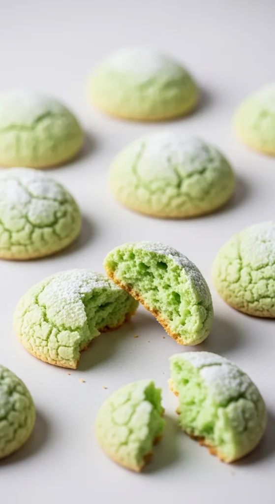 Soft Mint Cloud Cookies