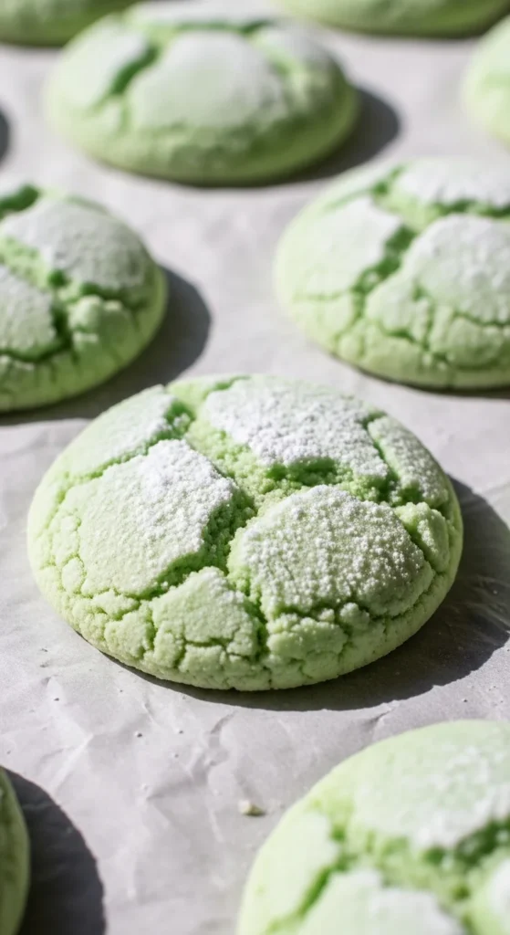 Soft Mint Sugar Cookies