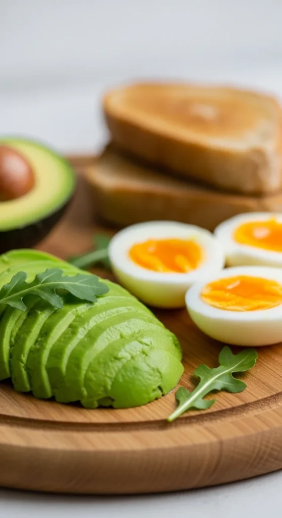 Avocado & Egg Breakfast Board