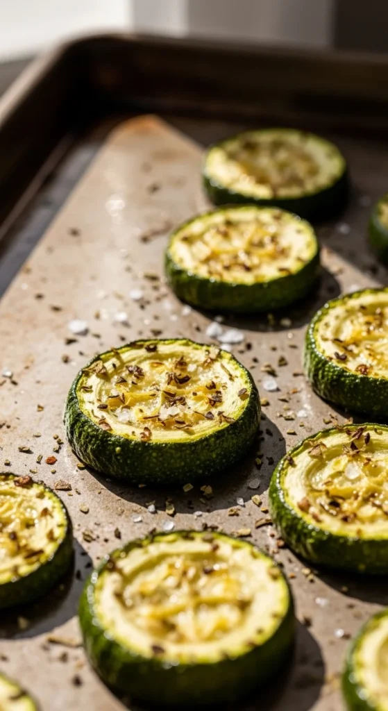Baked Zucchini Coins