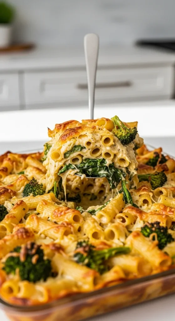 Green Veggie Pasta Bake
