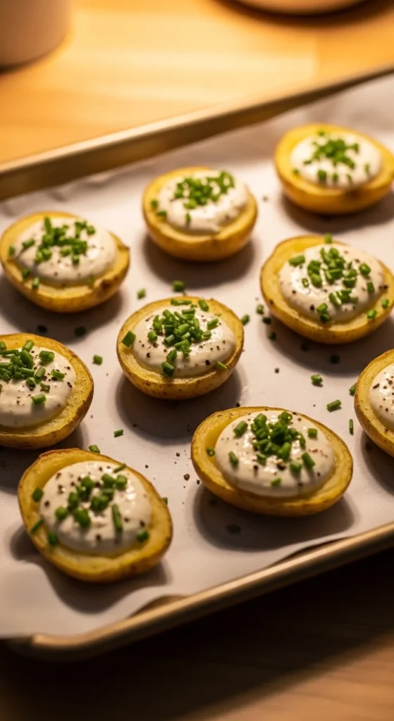 Mini Stuffed Potato Skins