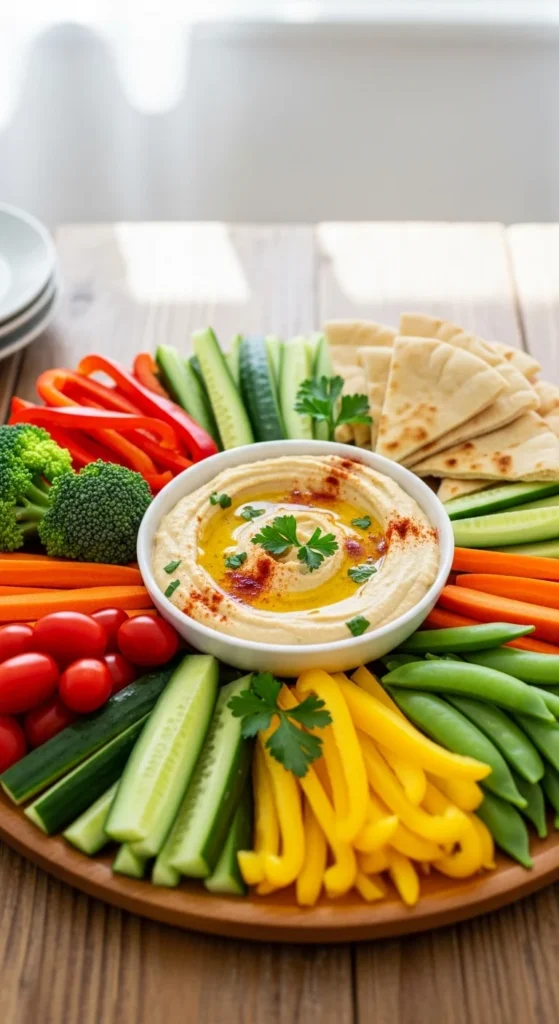 Veggie Dippers with Hummus