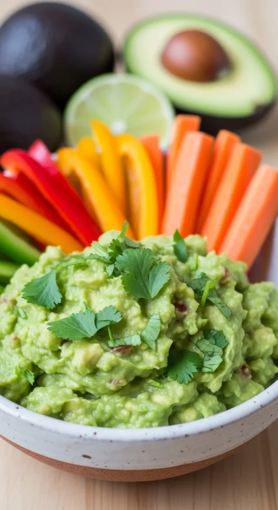 Veggie Sticks with Hummus or Guacamole