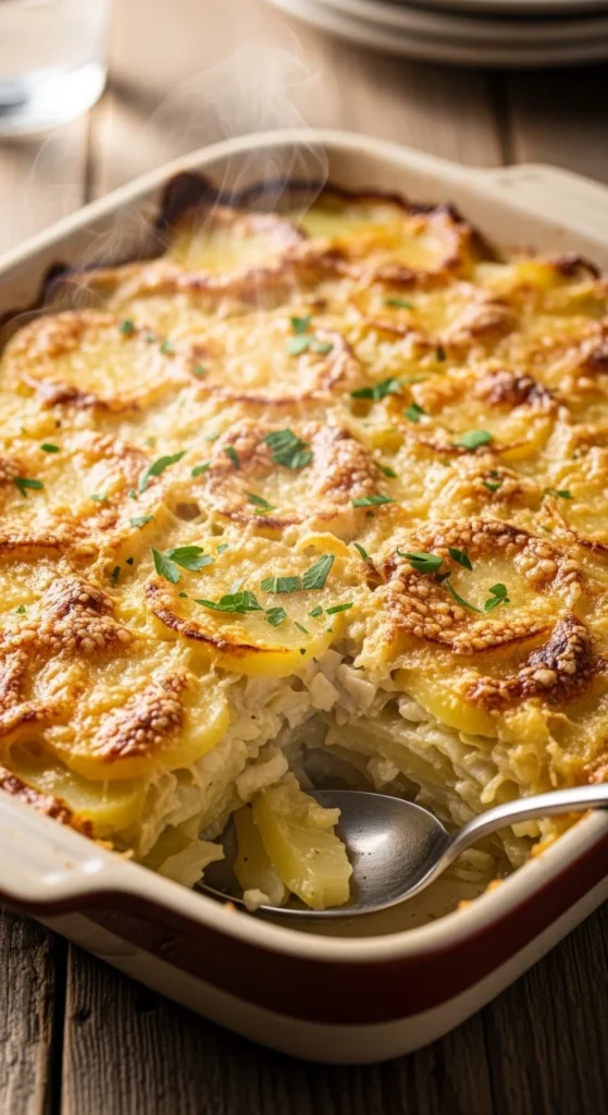 Baked Cabbage and Potato Gratin