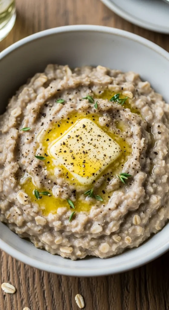 Irish Oatmeal Savory Porridge