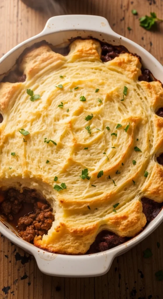 Shepherd’s Pie With Creamy Potato Topping
